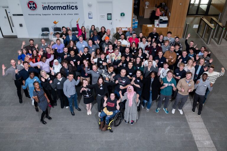 Photo of The 2024/2025 Data Lab Academy students in the Informatics Building