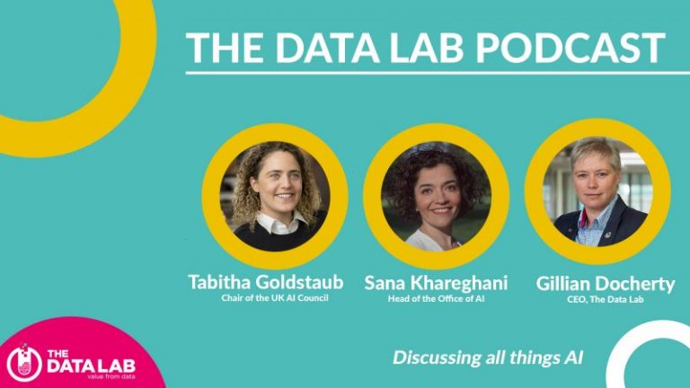 AI Podcast featuring Gillian Docherty, Sana Kareghani and Tabitha Goldstaub