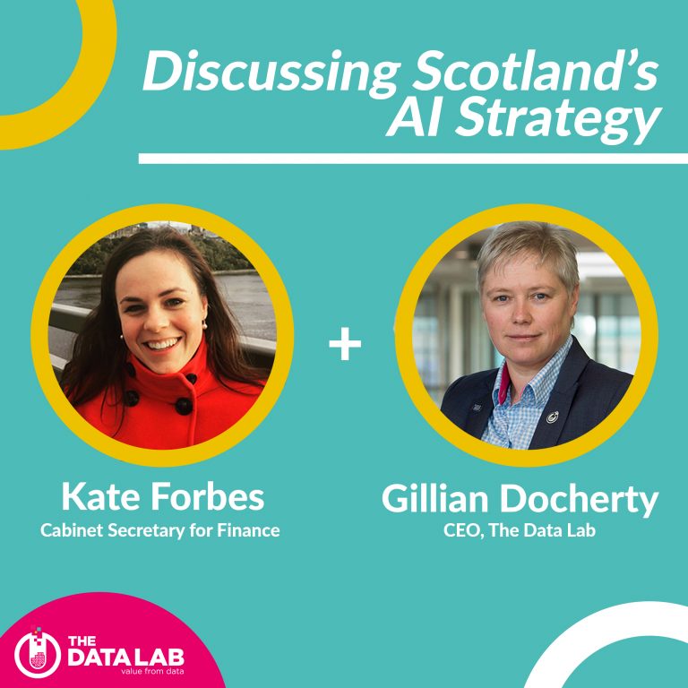 Gillian Docherty and Kate Forbes discussing Scotland's AI Strategy