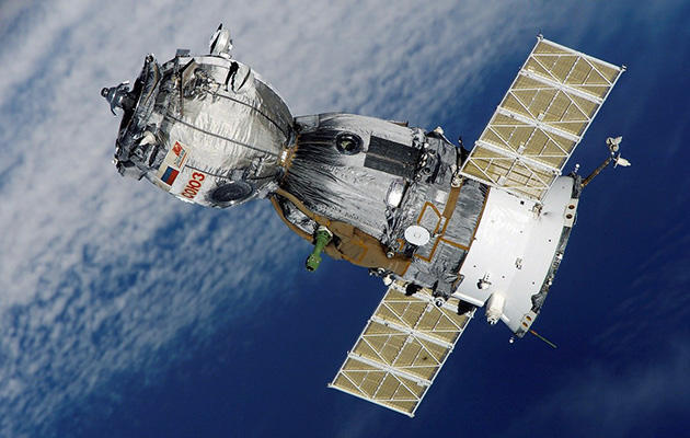 Satellite in space