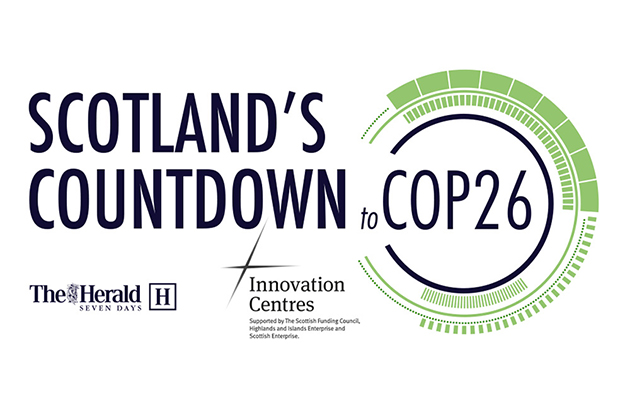 Banner for Scotland's Countdown to COP26 event