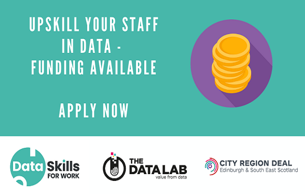 Upskill your staff in data, funding available - apply now