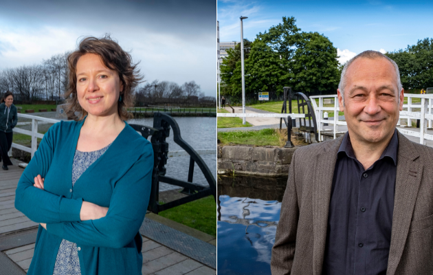 GCU researchers Dr Zoë Tieges and Professor Sebastien Chastin